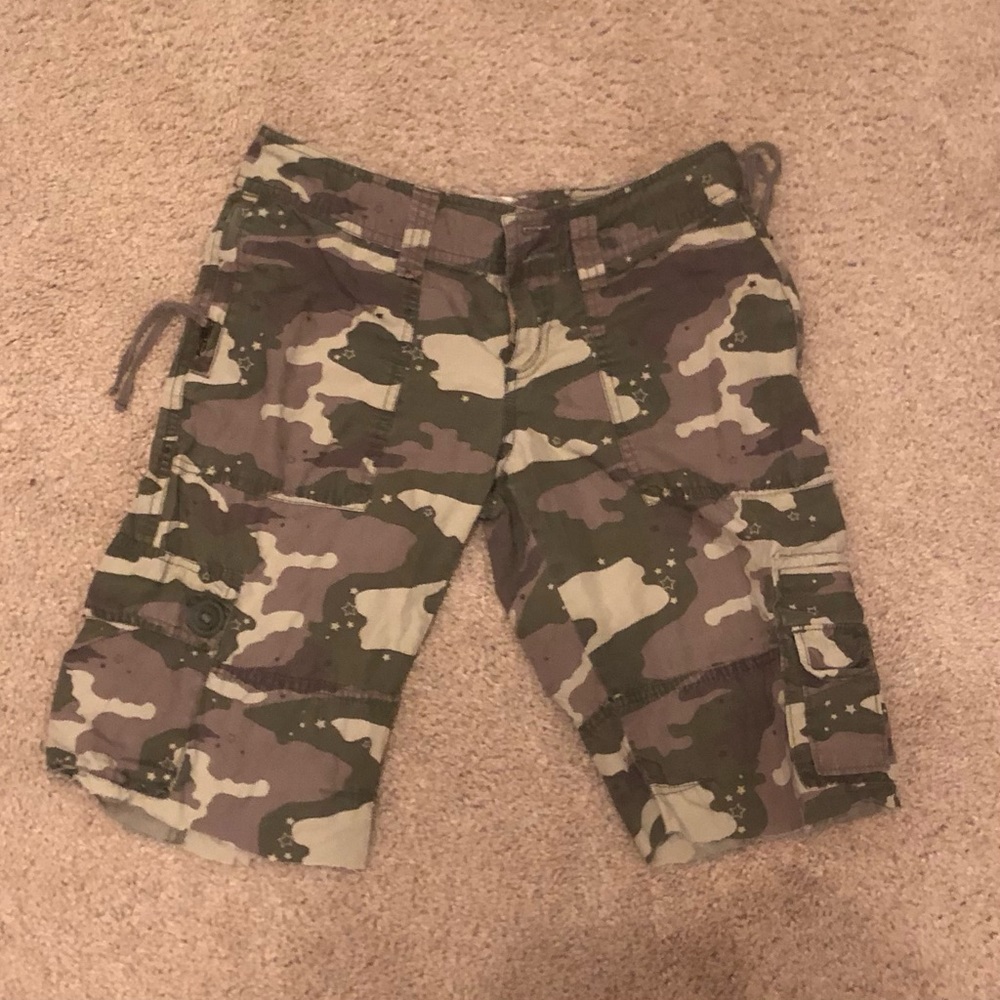 y2k cami cargo shorts